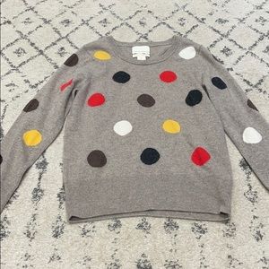 Cynthia Rowley Cashmere polka dot sweater